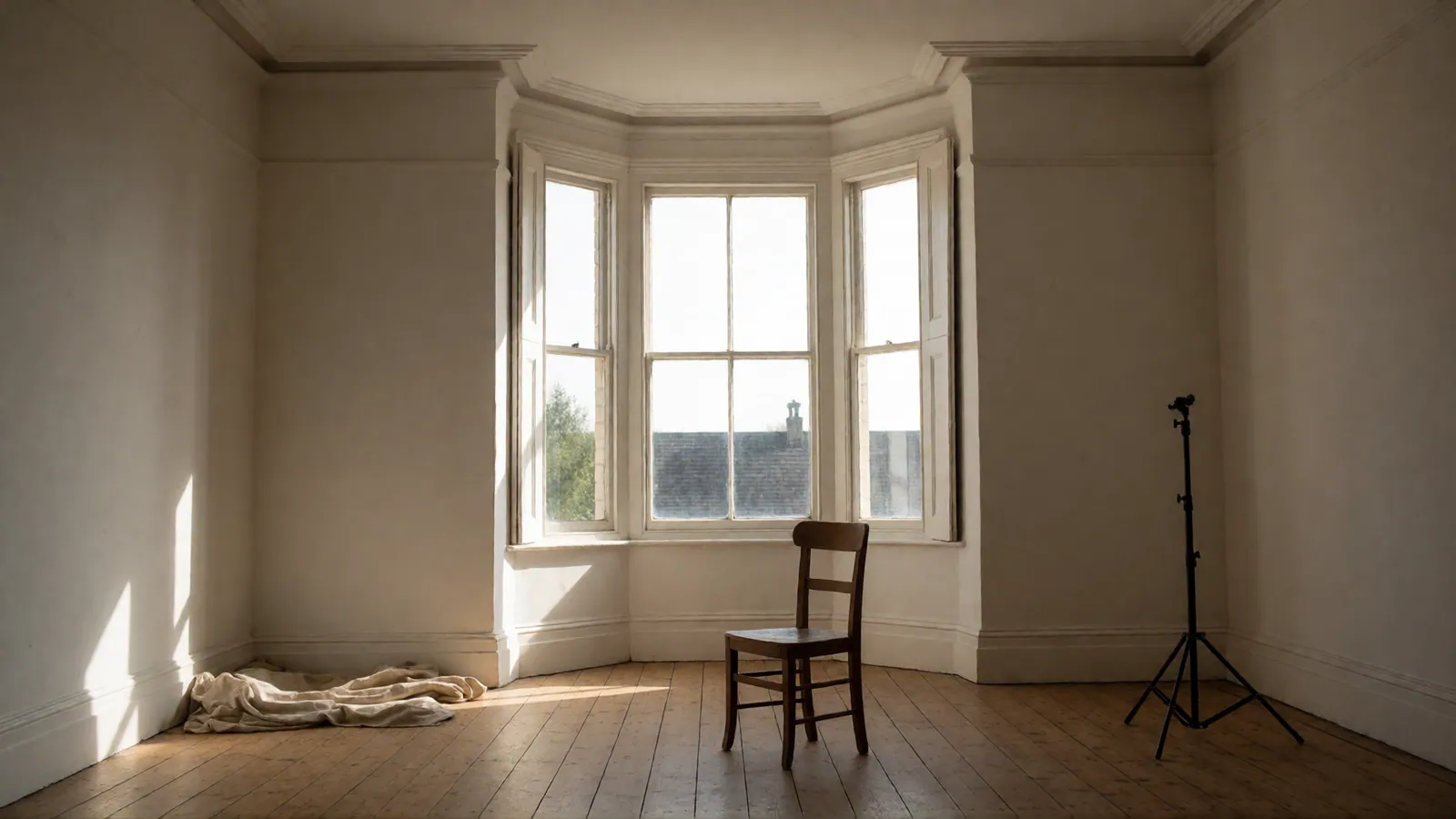 The house set for a photo or film shoot